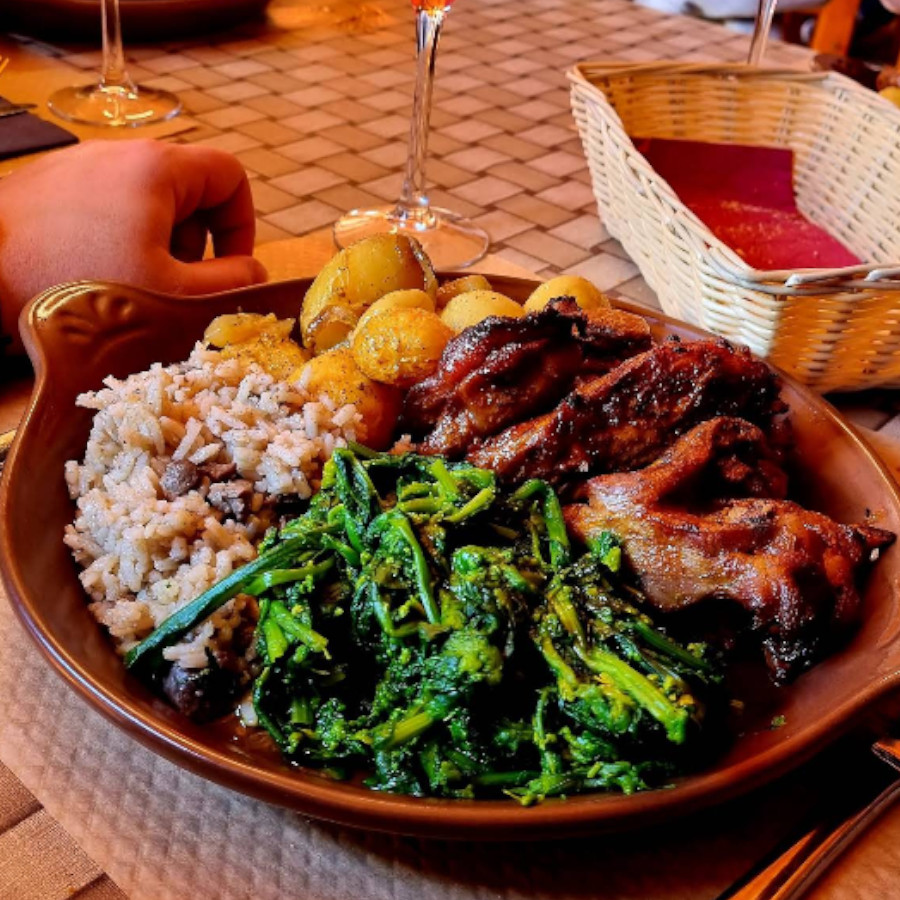 Prato do dia da Taberna do Baco