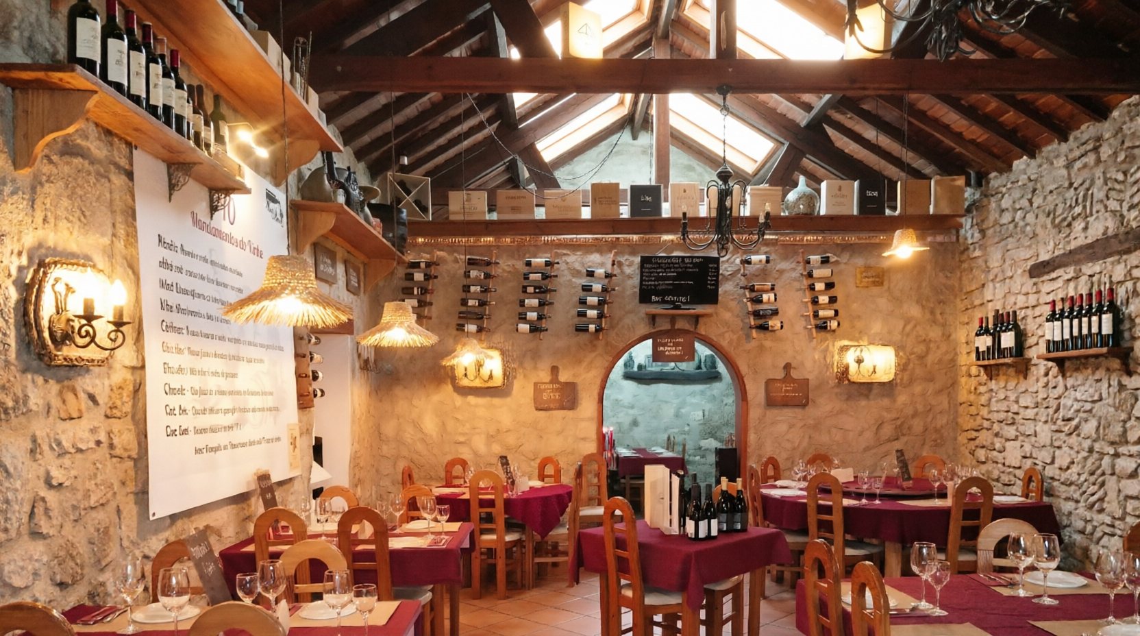 Sala principal da Taberna do Baco